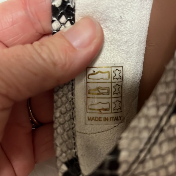 M. Gemi Italian leather loafers. Snakeskin. Excellent. - Picture 7 of 8